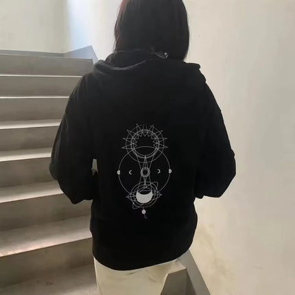 Kpop TV Series The Eclipse Cosplay Hoodie Y2k Hooded Shirt Top Women Loose Pullover Cardigan Sweatshirts Oversized Jacket Gifts
