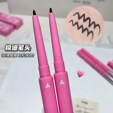 Punk Red Eyebrow & Eyeliner Gel 2 In 1 With Angled Brush Smudge-Proof Waterproof Creamy Smooth for Brows & Under Eye Makeup