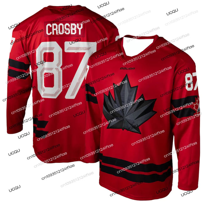 Canada Ice Hockey Jersey 2026 - McDavid Fan Long Sleeve Athletic Shirt / Canada Hockey Jersey 2026 - McDavid T-Shirt