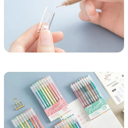 Languo 27-207 Colors Of One Set Drawing Handbook Pens Student DIY Graffiti Multi-Color Gel Pen Writing Marker Stationery