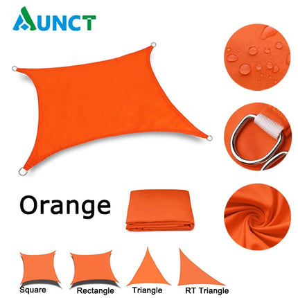 Shade Sail, Waterproof Garden Shelter 95% UV Blocking Sun Protection Awning, Canopy for Patio Garden Yard Backyard Camping Pool