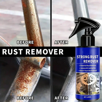Clean Metal Iron Prowder Quickly Auto Exhaust Pipe Rust Derusting Spray Stain Removal Agent