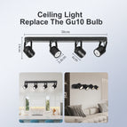 Type A 58CM Black / Neutral white