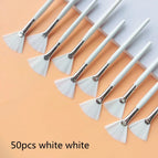 50pcs white white