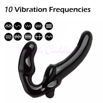 Wireless Strap-on Double Heads Dildo Vibrators Sex Toys for Women Couple Vagina Prostate Massager for Female