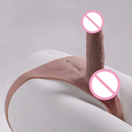 Wearable Realistic Dildo Pants for Women G-spot Penis Harness Belt Erotic Dildos Strap on Panties Adult Sex Toys for Lesbian