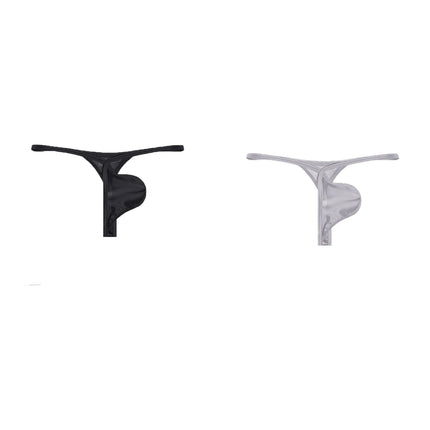 Men's Underwear Ice Silk Satin T Pants Low Waist Comfort Seamless Thongs