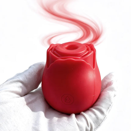 G-spot Dildo Clitoris Stimulating Sucking Female Sex Toy 10 Speed Rose Suker Vibrator USB Rechargeable Rose-shaped Mini Massager