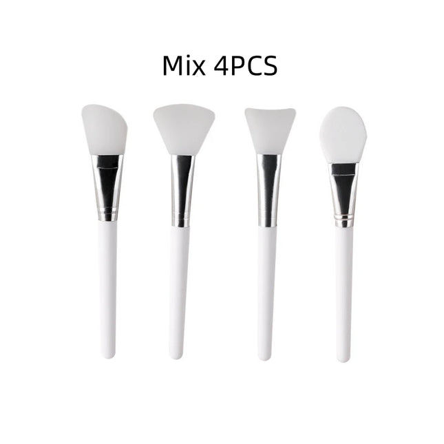 Silicone Diy Mask Brush Beauty Salon Silicone Mold Refresh Mask Brush Makeup Brush Soft Head Brush Beauty Makeup