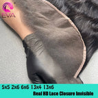 5x5 HD Closure Only / Body Wave / VIRGIN HAIR|18inches