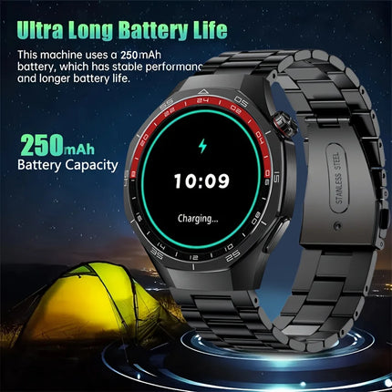 LAXASFIT 2026 New Smart Watch Bluetooth Calling Fitness Tracking Music Playback Health Monitor Smartwatch for Men Women