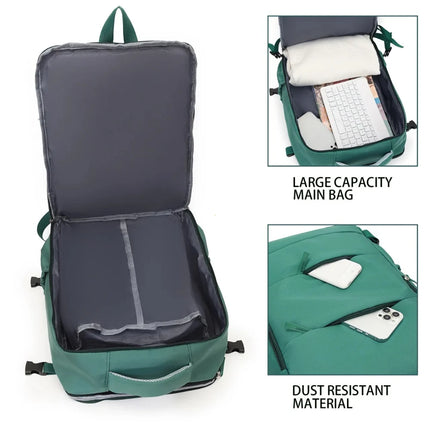 Couples Leisure Lightweight Backpack Travel Backpack Female New Backpack Student Schoolbag Large Capacity Travel Commuter Luggag