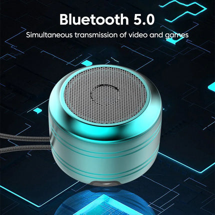 Portable Bluetooth 5.0 Speaker Wireless Music Stereo Surround Mini USB Outdoor Subwoofer Speaker Audio Player Speaker Microphone