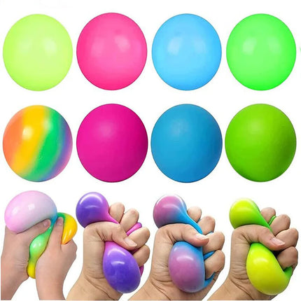 Slow Rising Stress Balls Fidget Toys for Adults Dough Squishy Balls Soft Sensory Calm Down Item for Classroom Autism ADHD