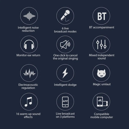 F998 Pro Sound Card Professional Bluetooth-Compatible Studio Record For Phone PC Audio Mixing Console Amplifier