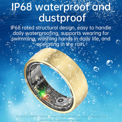 New Video Control GPS Motion SmartRing Men Women Heart Rate&Blood Oxygen Monitor Smartring IP68&5ATM Waterproof Multi-sport Mode
