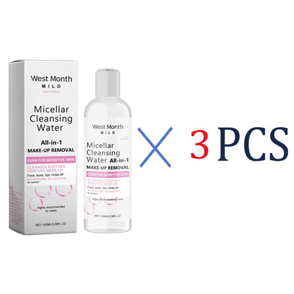 100ml Micellar Water Hydrating Facial Cleanser Deep Makeup Remover Cleaning Water Refresh Hydrate Cleansing For Sensitive Skin