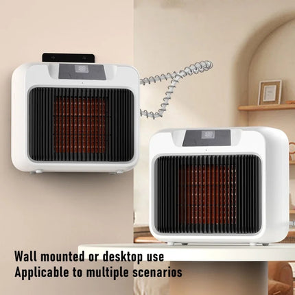 Desktop Wall Mount Pet Heater 120V US Plug Safe Small Warmer For Cat Dog Home Office Winter Warm Air Fan