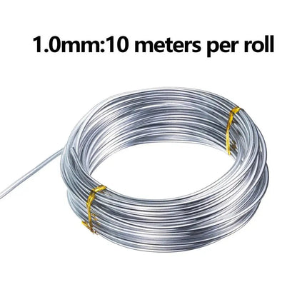Bendable Craft Wire Anti Fade Soft Silver Color Bendable Wire Craft Supplies Metal Wire For Doll Skeletons Sculptures Car Models
