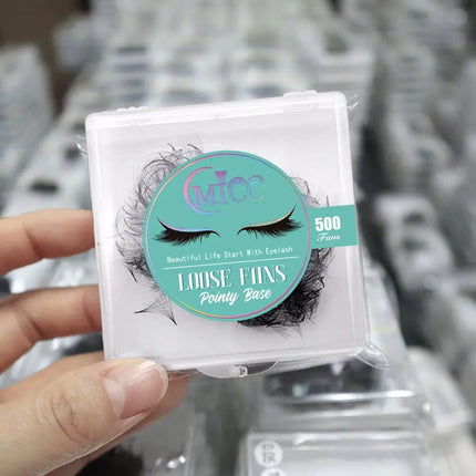 3D-14D 8-15mm 0.03/0.05/0.07 Pre Made Volume Fans 500 Volume Lashes Individual Eyelashes Premade Volume Fans Eyelashes Extension