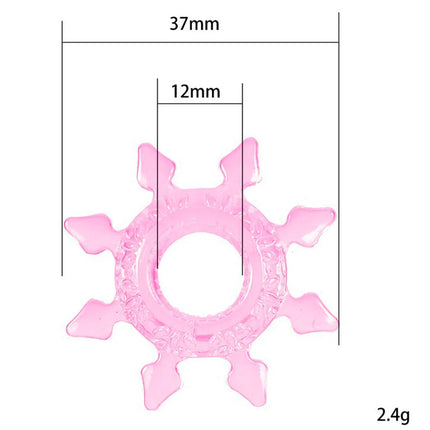 5pcs Lasting BASICS Tickler Cock Ring Multipack Penis Rings Male Extra Delay Ejaculation More Hard Prevent Impotence Lock Lots