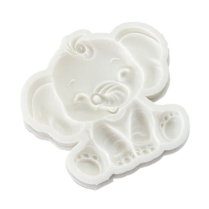 Baby Elephant Silicone Sugarcraft Mold Chocolate Cupcake Baking Fondant Cake Decorating Tools
