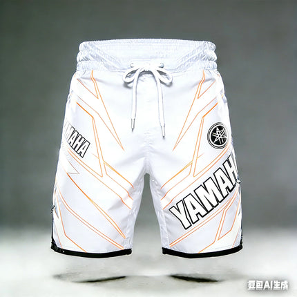 2026 Summer New Yamaha Classic Collection Fashion Sports Outdoor Fitness Shorts  Men Women Large Casual Motorcycle Riding Shorts