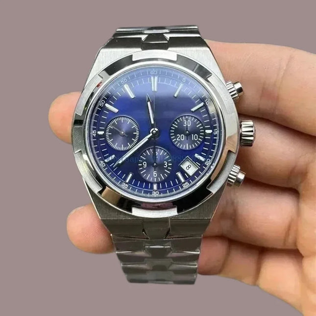 2026 A111High Quality Fashion Sport Luxury Men's Black Blue Stainless Steel Bracelet Automatic Mechanical Watch