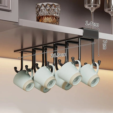 Red wine glass to hanging rack home wine cabinet goblet champagne glass partition storage rack bar bar wine glass drain rack