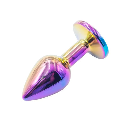 1pcs Metal Anal Plug  Gem Base Butt Plug Anal Massage Dilatancy Toys Adult Masturbation Sexual Wellness G-point massage