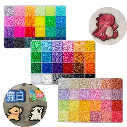 2.6mm 8400pcs Perler Beads Fuse Hama Beads for Diy Handmade Gift Home Decoration Jigsaw Puzzle