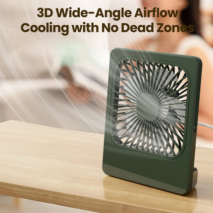 Mini USB Desktop Fan Portable Fan Desktop Office USB Quiet Cooling Fans Suitable For Student Dormitory Summer Home Office