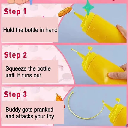 Squirt Ketchup Mustard Magic Tricks Fool Day Prank Toys Joke Magia Accessory Close Up Street Illusions Gimmicks Mentalism Props
