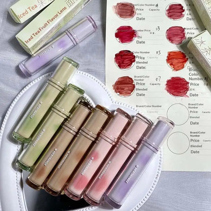 HERORANGE Lip Gloss Mirror Lip Glaze Watery Waterproof Lasting Transparent Jelly Liquid Lipstick Beauty Makeup Lip Cosmetic