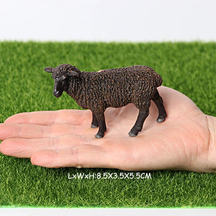 Realistic Farm Animal Shropshires Merino Sheep Goat Argali Antelope Gazella Waterbuck Model Figures Birthday Christmas Toys Gift