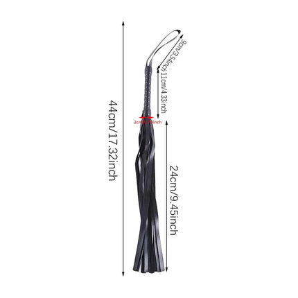PU Leather Flogger Frisky Imprint Spanking Paddle Beat Submissive Sex Play Horse Crop Training Whip For Equestrian Riding Bat