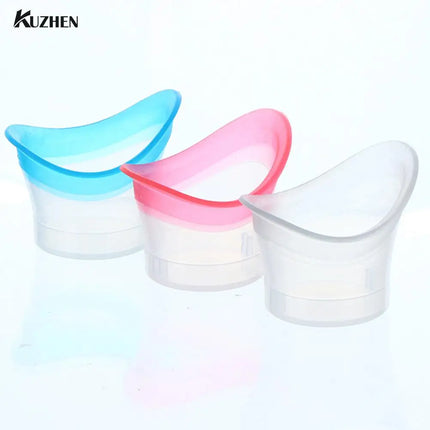 2pcs Eyewash Cup Silicone Resuable Soft Eye Bath Cup Eye Wash Cup for Elderly Women Men Children