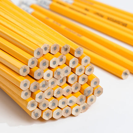 Yellow Wooden HB Pencils with Erasers for School Office Art Drawing  Bulk Pack of 100/50/30/20/10 Pcs for All Your Writing Needs