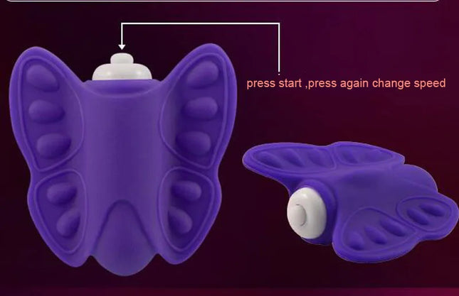 Butterfly Hands-Free Jump Egg Vibrator G-spot Wearable Masturbation Clitoris Remote Control AV Orgasm Squirt Sex Toys