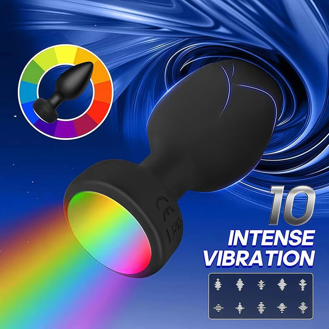Anal Plug Vibrator for Men Women Butt Plug Men Prostate Massager Female Buttplug Remote Control Adult Sex Toys for Women Men Gay