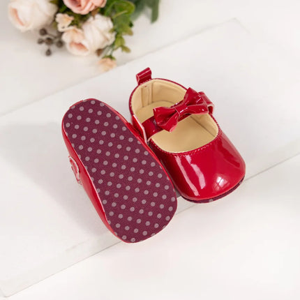 Spring and Autumn Fashion Baby Shoes Bow Soft Bottom Anti slip Sneaker Baby Versatile Princess Shoes