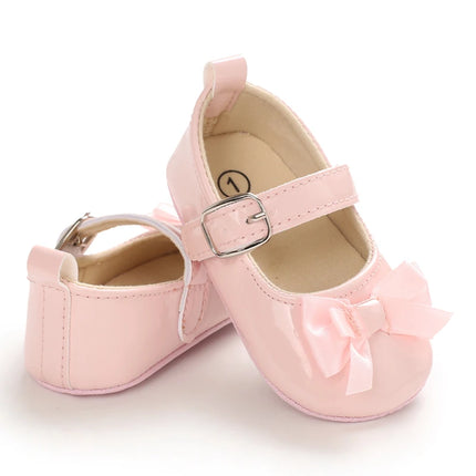 Spring and Autumn Style 0-1 Year Old Baby Walking Shoes Soft Rubber Soled Baby Shoes Breathable and Non Slip Princess Shoes