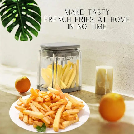 A02M-Onion Chopper Vegetable Choppers 4-Blade Veggie Dicer Fruit Slicer Wedge Cutter Potato French Fry Cutter