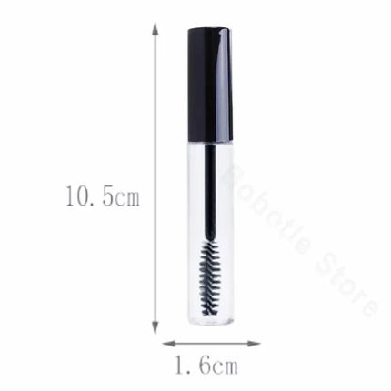 50pcs 10ml Empty Mascara Tube with Eyelash Wand Eyelash Cream Container Bottle with Funnels Transfer Pipettes Refillable Bottle