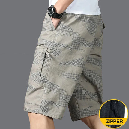 Big Size Men's Sports Casual Shorts Fashion Loose Straight Cargo Shorts Cotton Comfortable Beach Running Short Pants