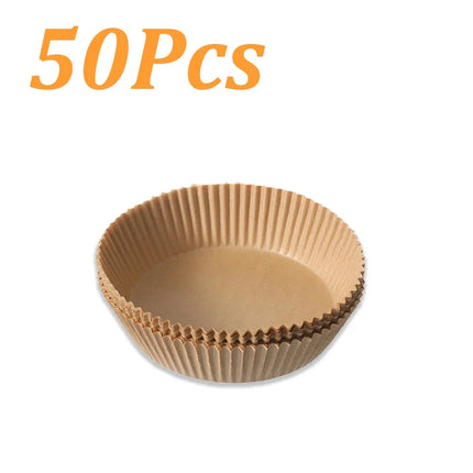 50-500Pcs Air Fryer Disposable Paper Non-Stick Square Round Non-Stick Airfryer Baking Papers Air-Fryer Paper Liners Paper
