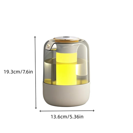 Double spray humidifier, ambient light, silent fog, intelligent sensor for real-time monitoring and humidity adjustment