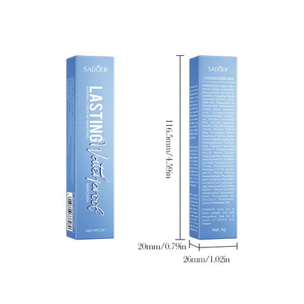 5D Waterproof Mascara Lengthening Eyelashes Women's Make-up Waterproof Mascara Black Silk Fibre Mascara Korean Cosmetics New