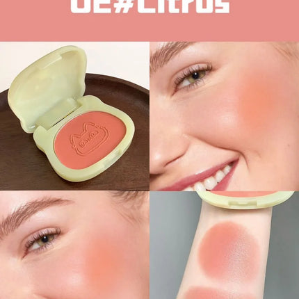Colorful Matte Monochrome Blush SHAQINUO Whitening Lasting Vitality Girl Nude Makeup Natural Smudge Pendant Single Blush Plate