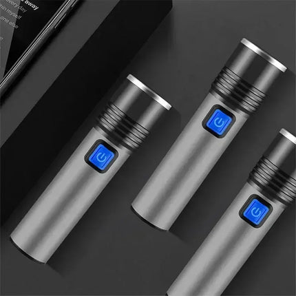 Mini LED 395nm UV Flashlight Rechargeable Waterproof Black Light Torch for Pet Urine Stain Detection Scorpion and Fluorescent